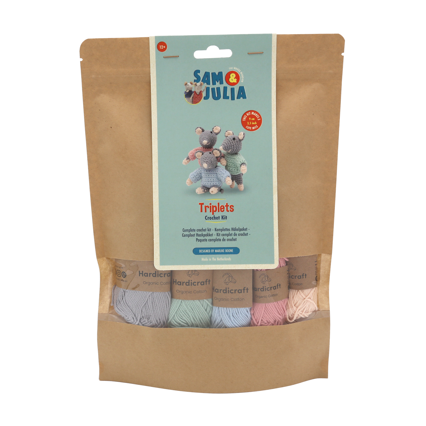 DIY Crochet Kit - The Triplet Mice