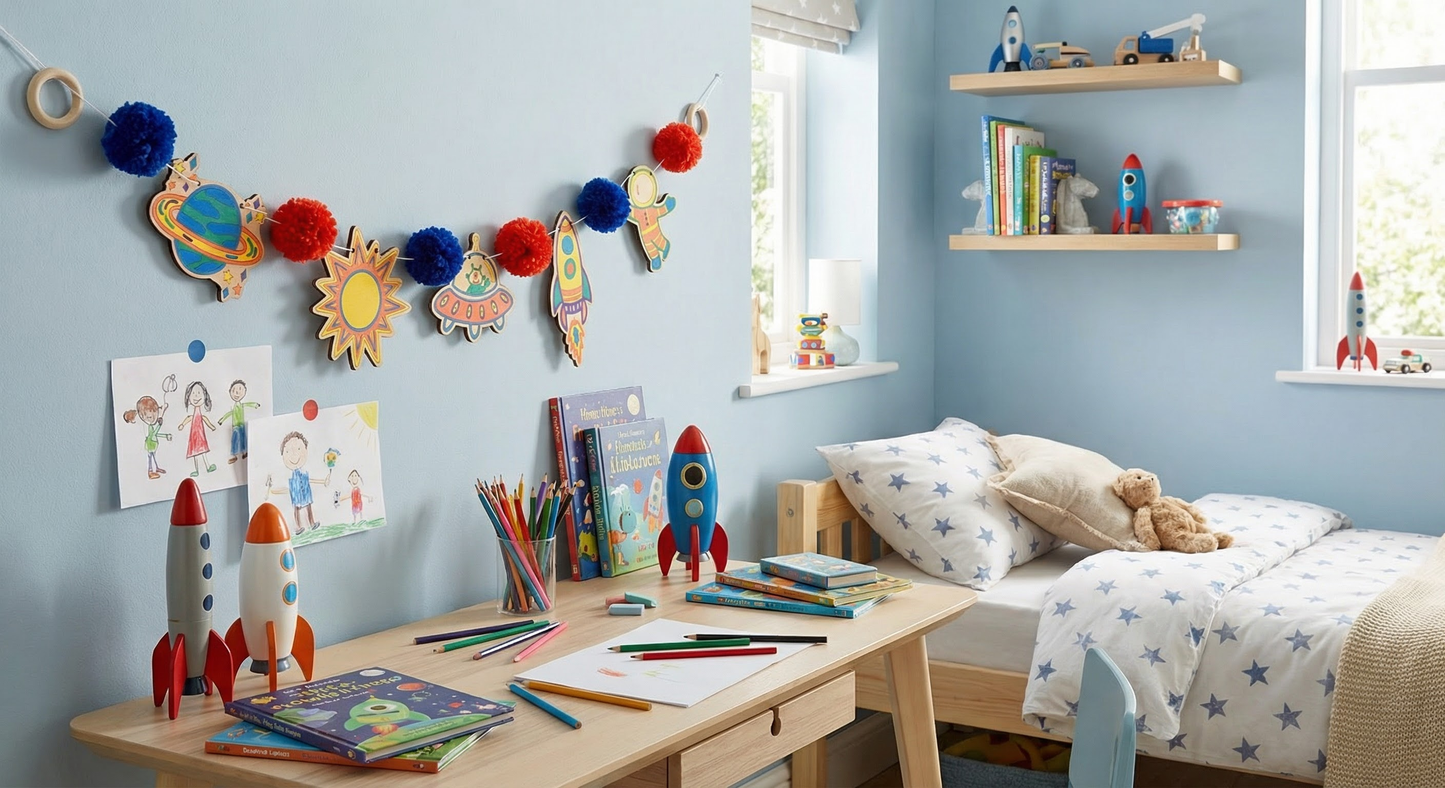 Kids DIY Garland Kit - Outer Space