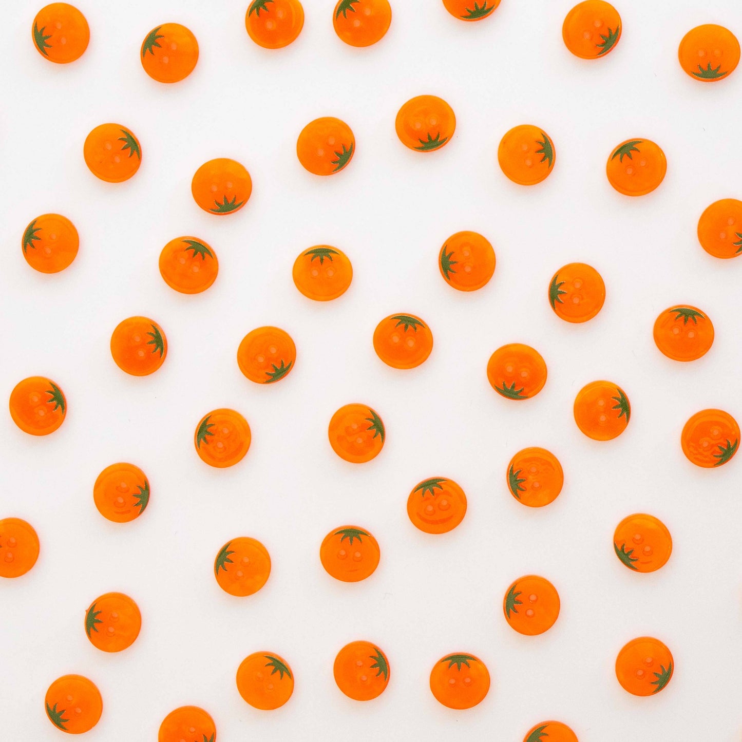 Orange Heirloom Tomato Small 5/8" Buttons