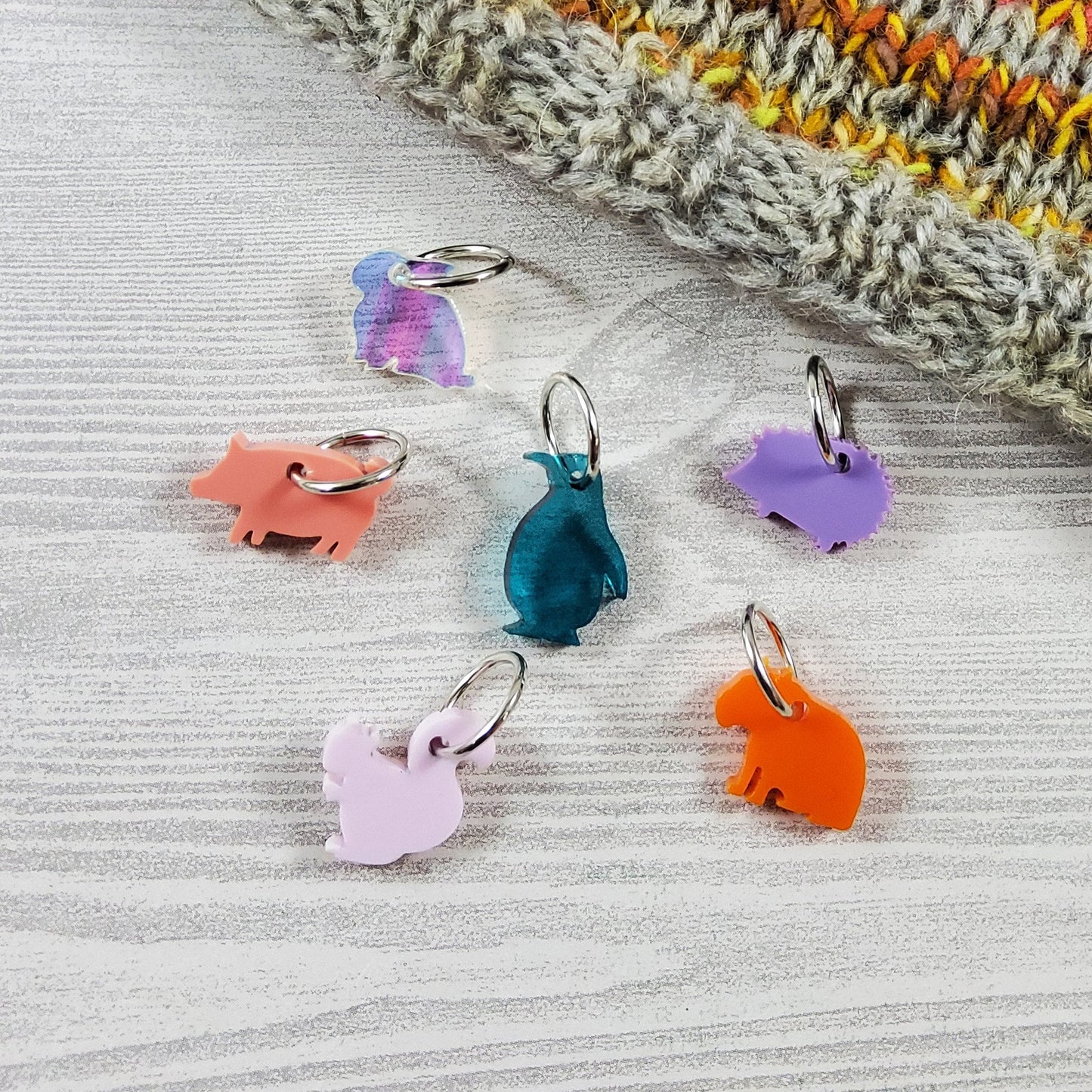 Katrinkles Colorful Critters Stitch Marker Set