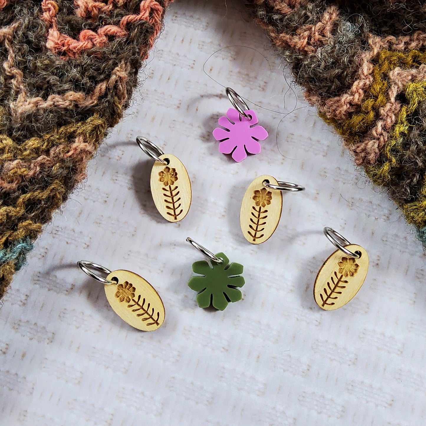 Katrinkles May Flowers Stitch Marker Set