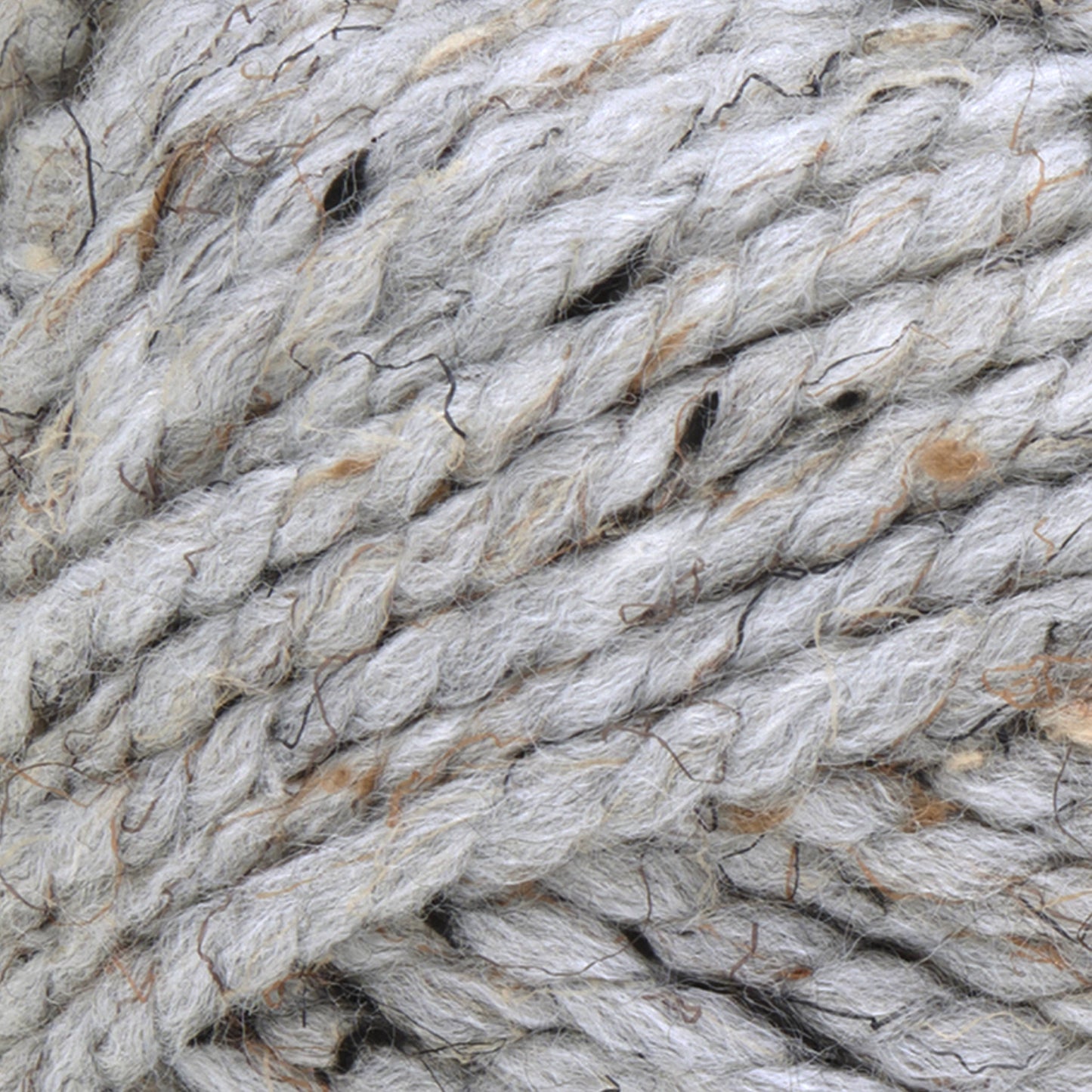 Lion Brand Yarn Wool-Ease Thick & Quick Grey Marble 3 Pack