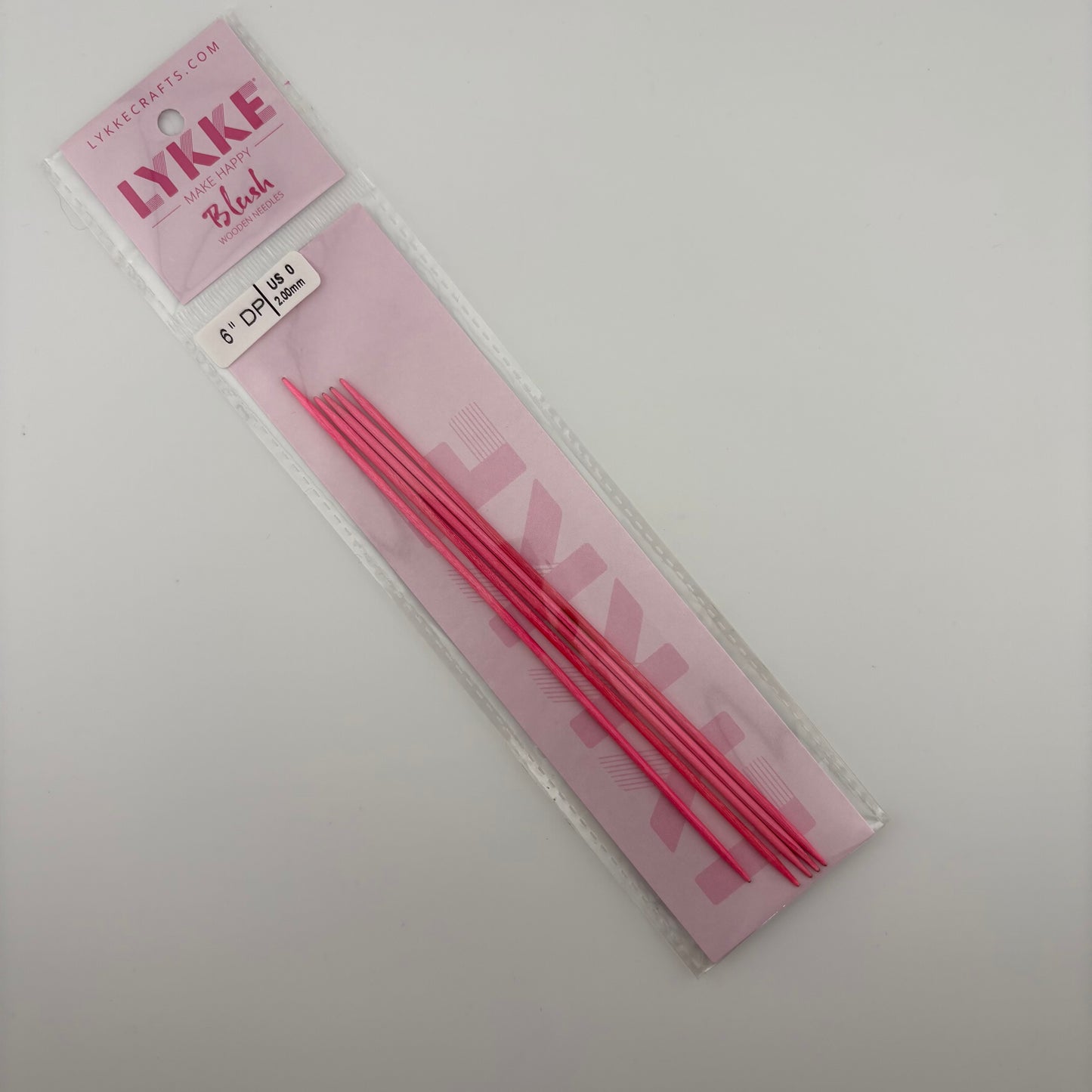LYKKE 6 inch Blush DPN Needles