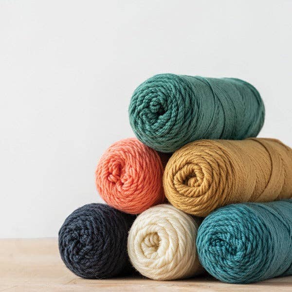 Germantown: 100% N. American worsted weight wool yarn