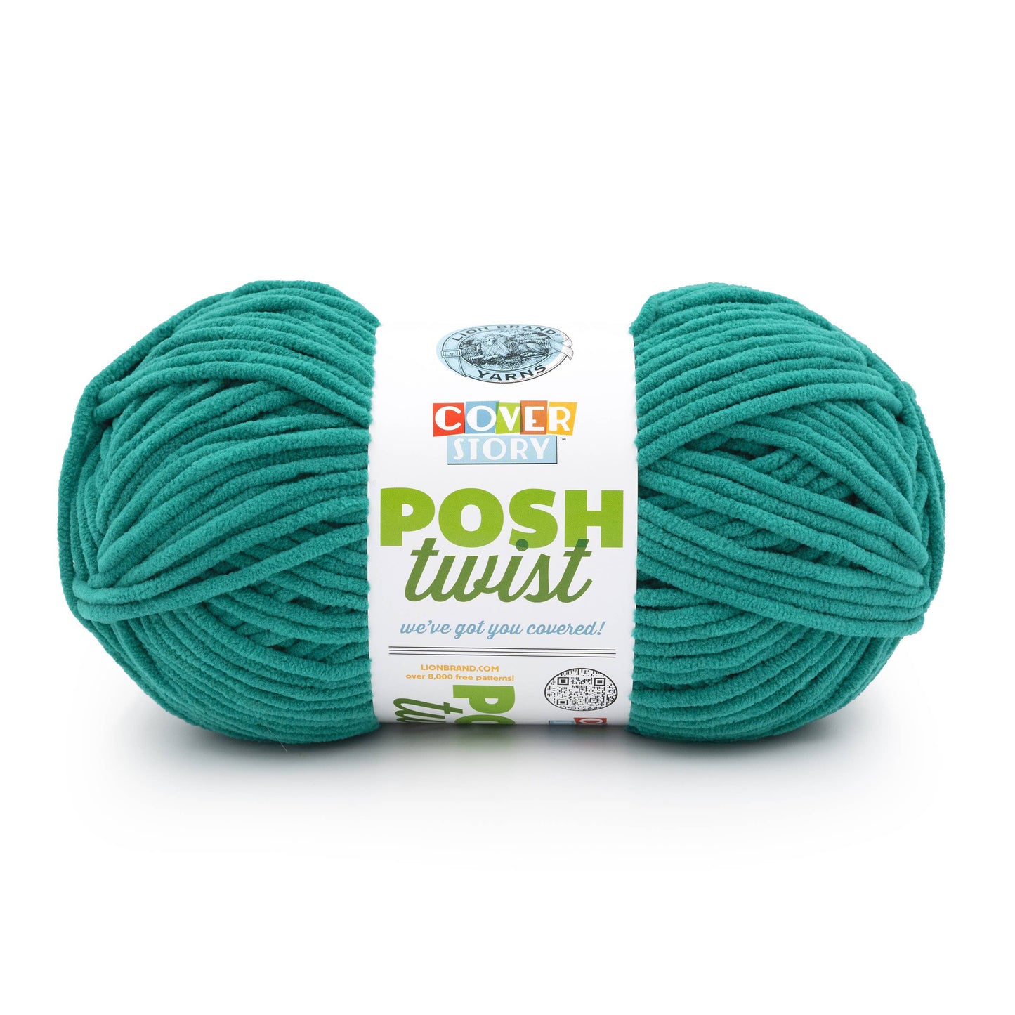 Lion Brand Yarn Cover Story Posh Twist Kale 1 Pack
