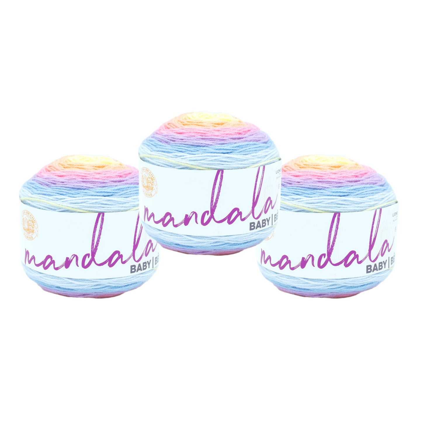 Lion Brand Yarn Mandala Baby Acre Woods 3 Pack