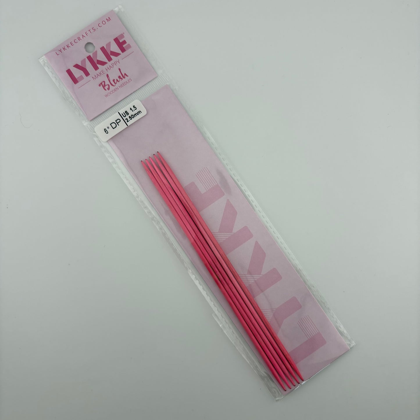LYKKE 6 inch Blush DPN Needles