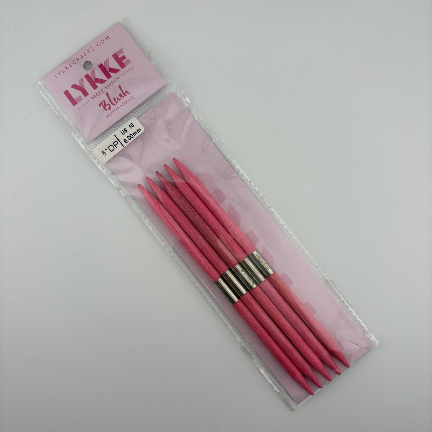 LYKKE 6 inch Blush DPN Needles