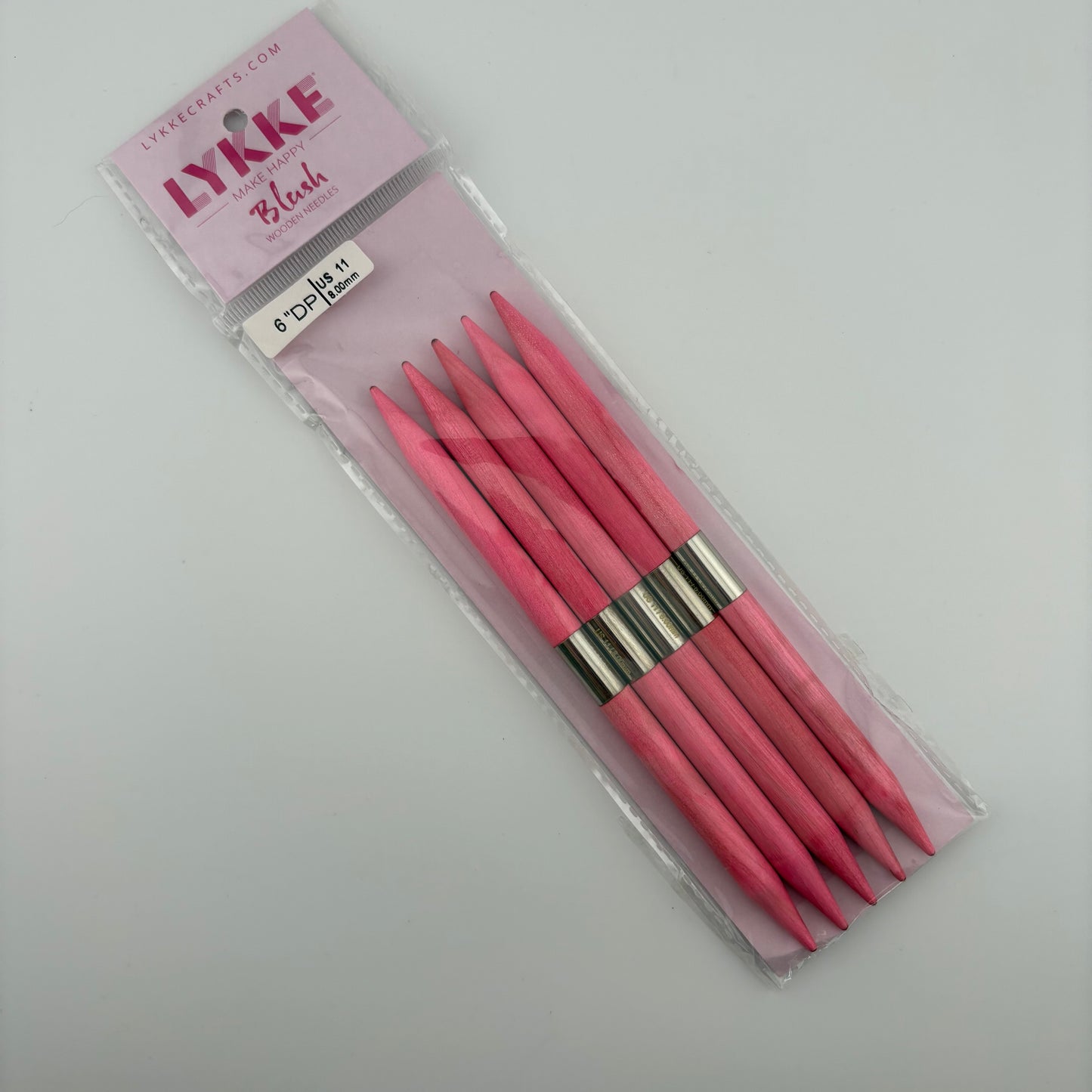 LYKKE 6 inch Blush DPN Needles