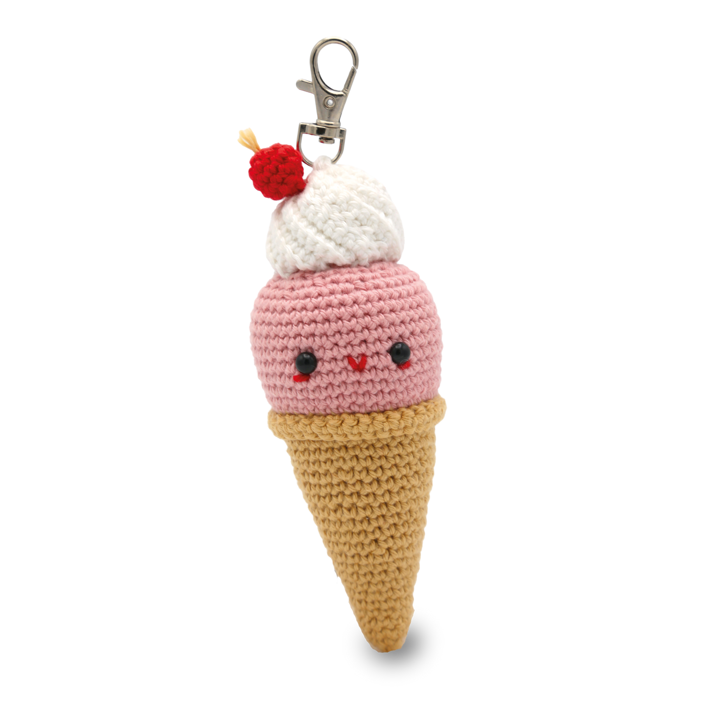 DIY Crochet Kit - Ice Cream Bag Charm