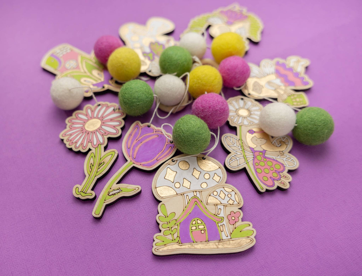DIY Craft Kit - Fairy Garden Garland Kit