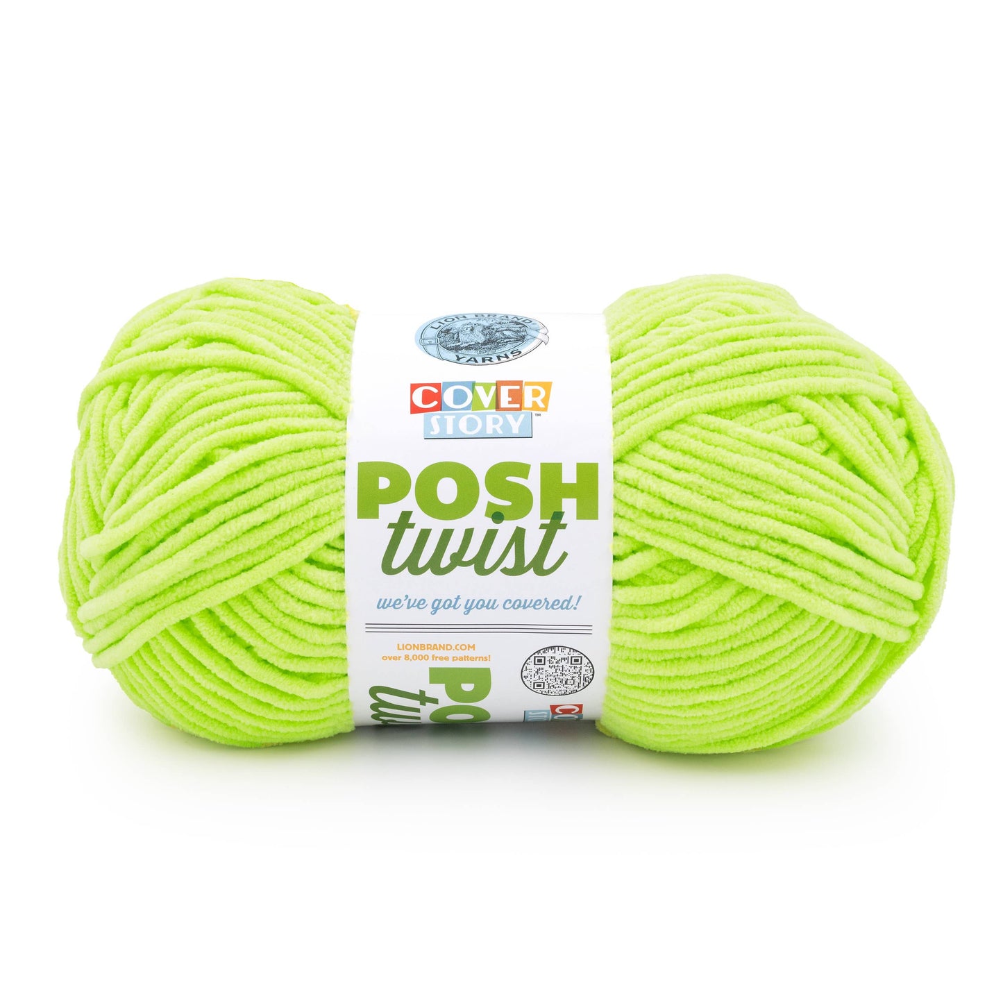 Lion Brand Yarn Cover Story Posh Twist Glow Worm 1 Pack