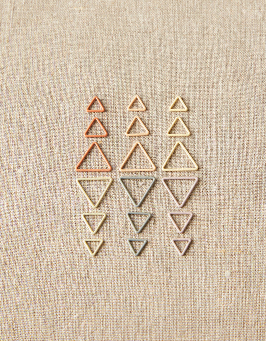 Cocoknits Triangle Stitch Markers - Earth Tones