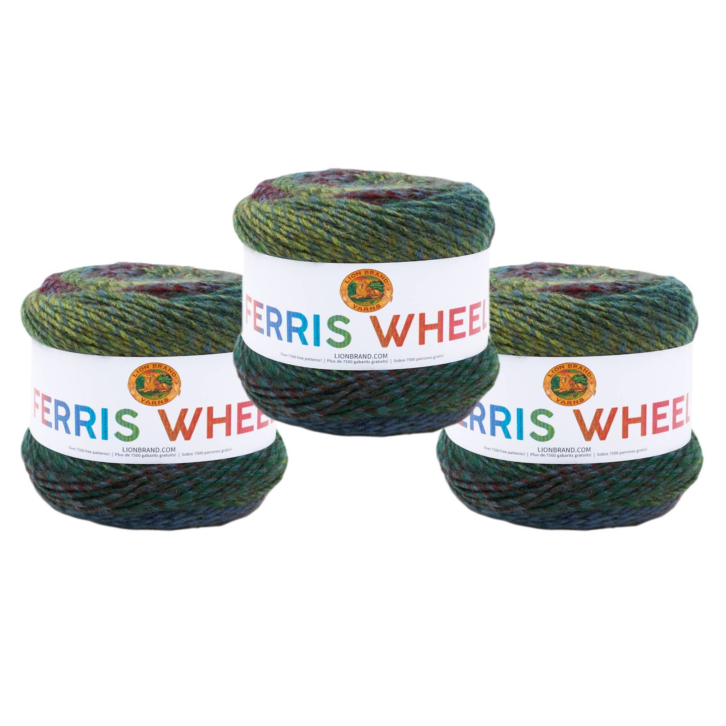 Lion Brand Yarn Ferris Wheel Imaginary Garden 3 Pack