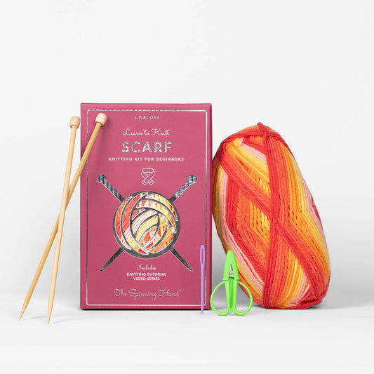 Sunset Learn to Knit Scarf Kit: Bestselling Wirecutter Pick