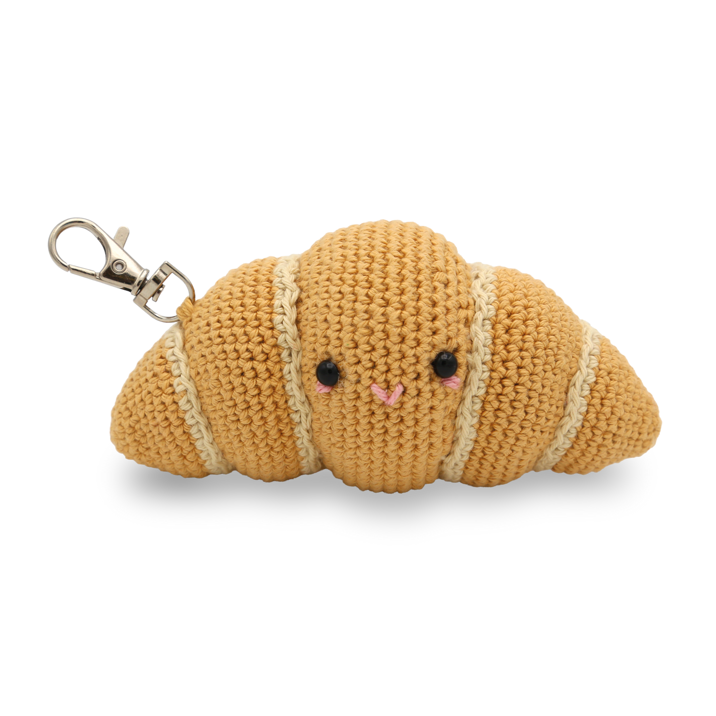 DIY Crochet Kit - Croissant Bag Charm