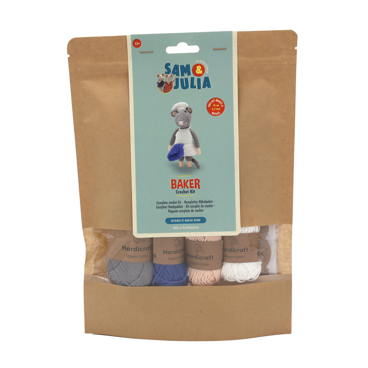DIY Crochet Kit - Baker Mouse