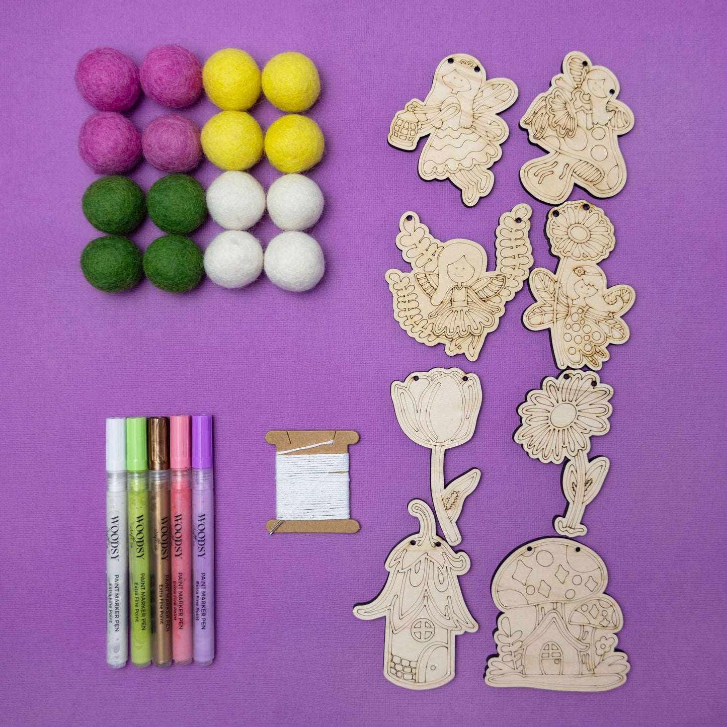 DIY Craft Kit - Fairy Garden Garland Kit
