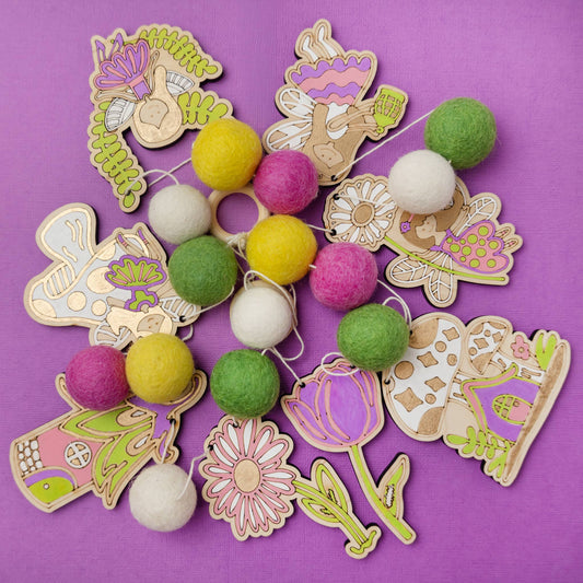 DIY Craft Kit - Fairy Garden Garland Kit
