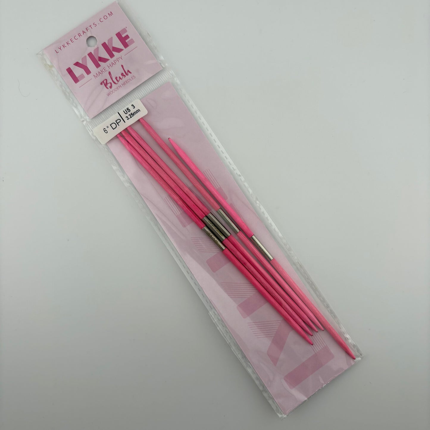 LYKKE 6 inch Blush DPN Needles