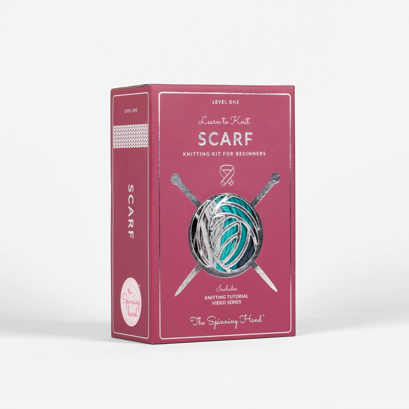 Blue Learn to Knit Scarf Kit Gift Edition: for Teens, Adults