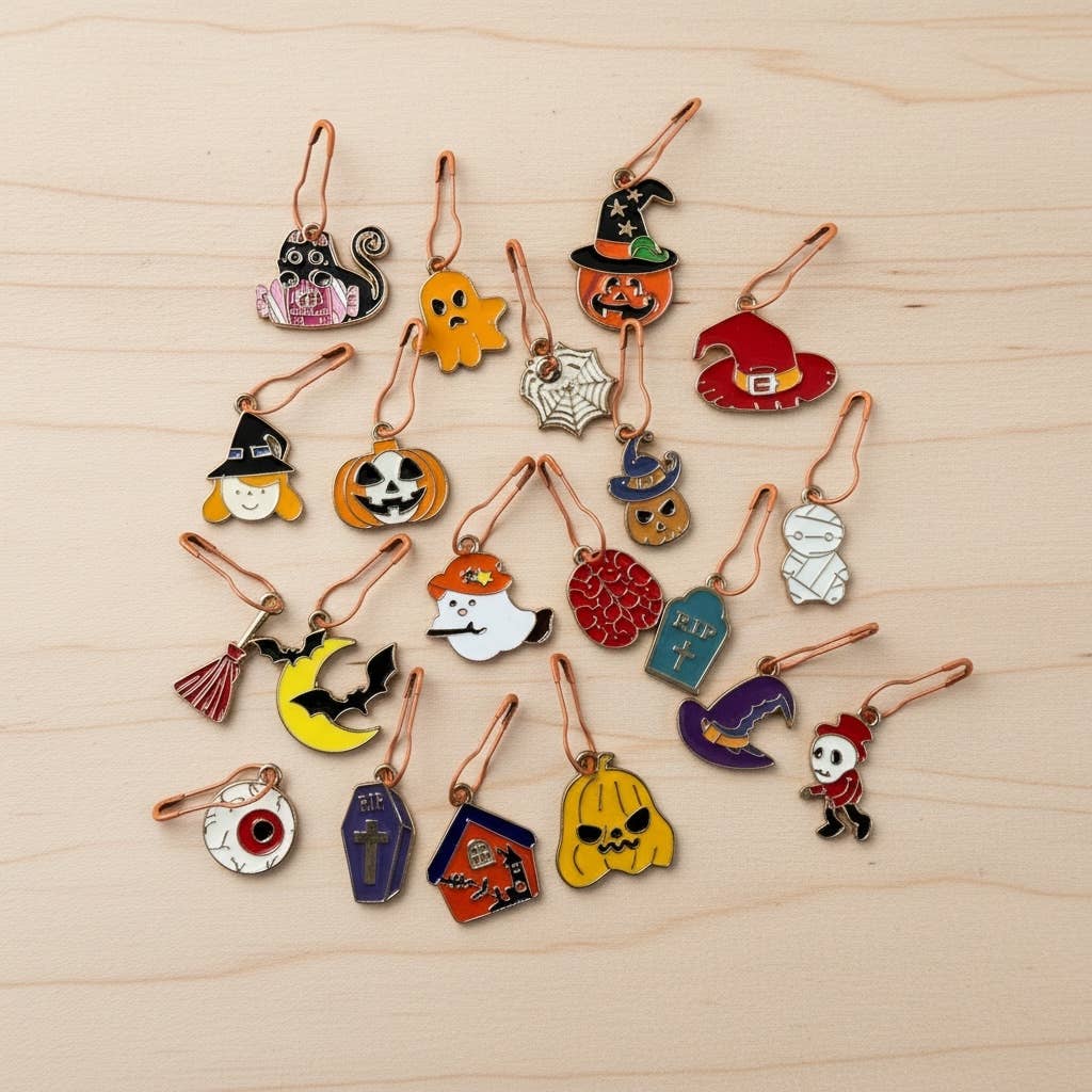 Trick Or Treat Stitch Markers - Set of 8