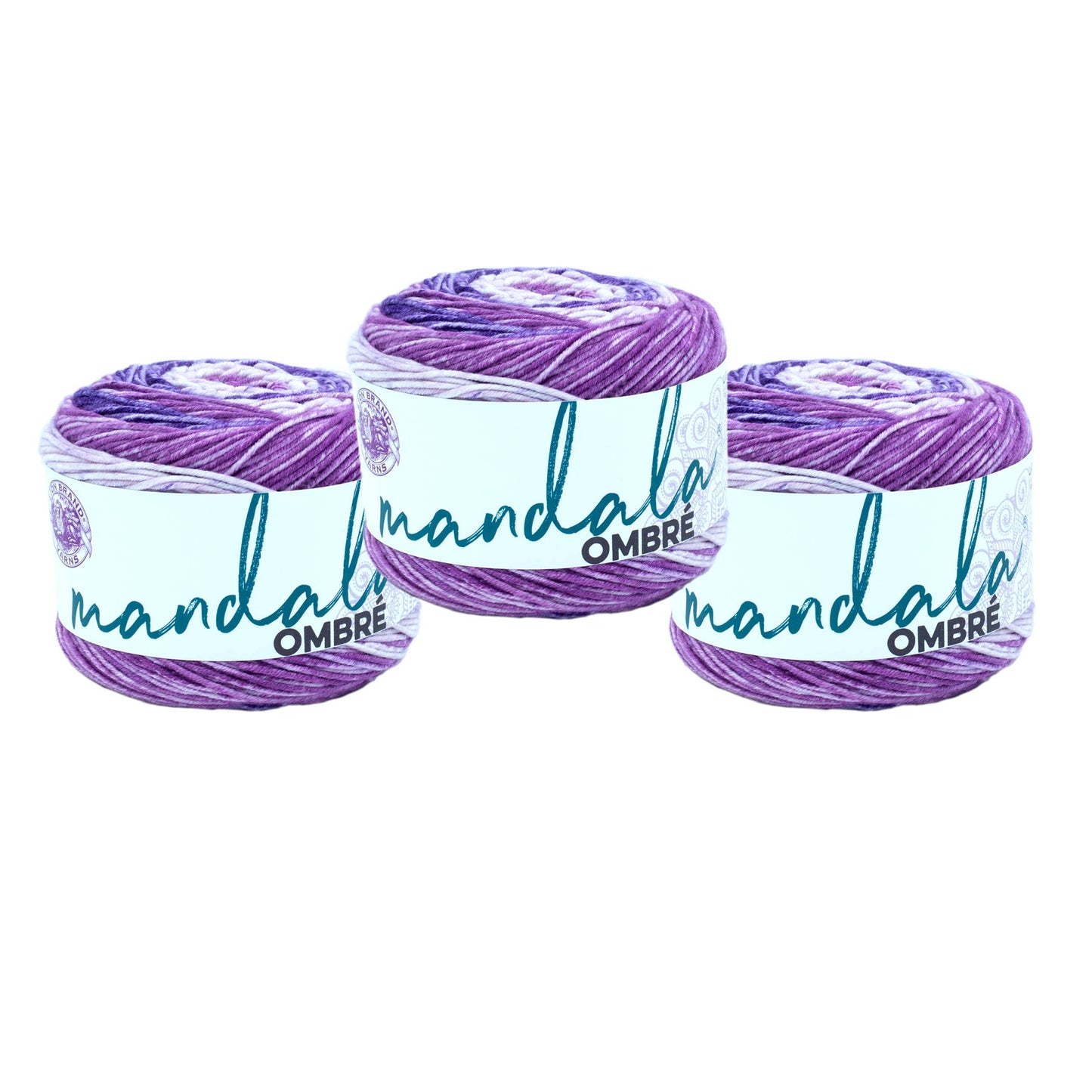 Lion Brand Yarn Mandala Ombre Chi 3 Pack