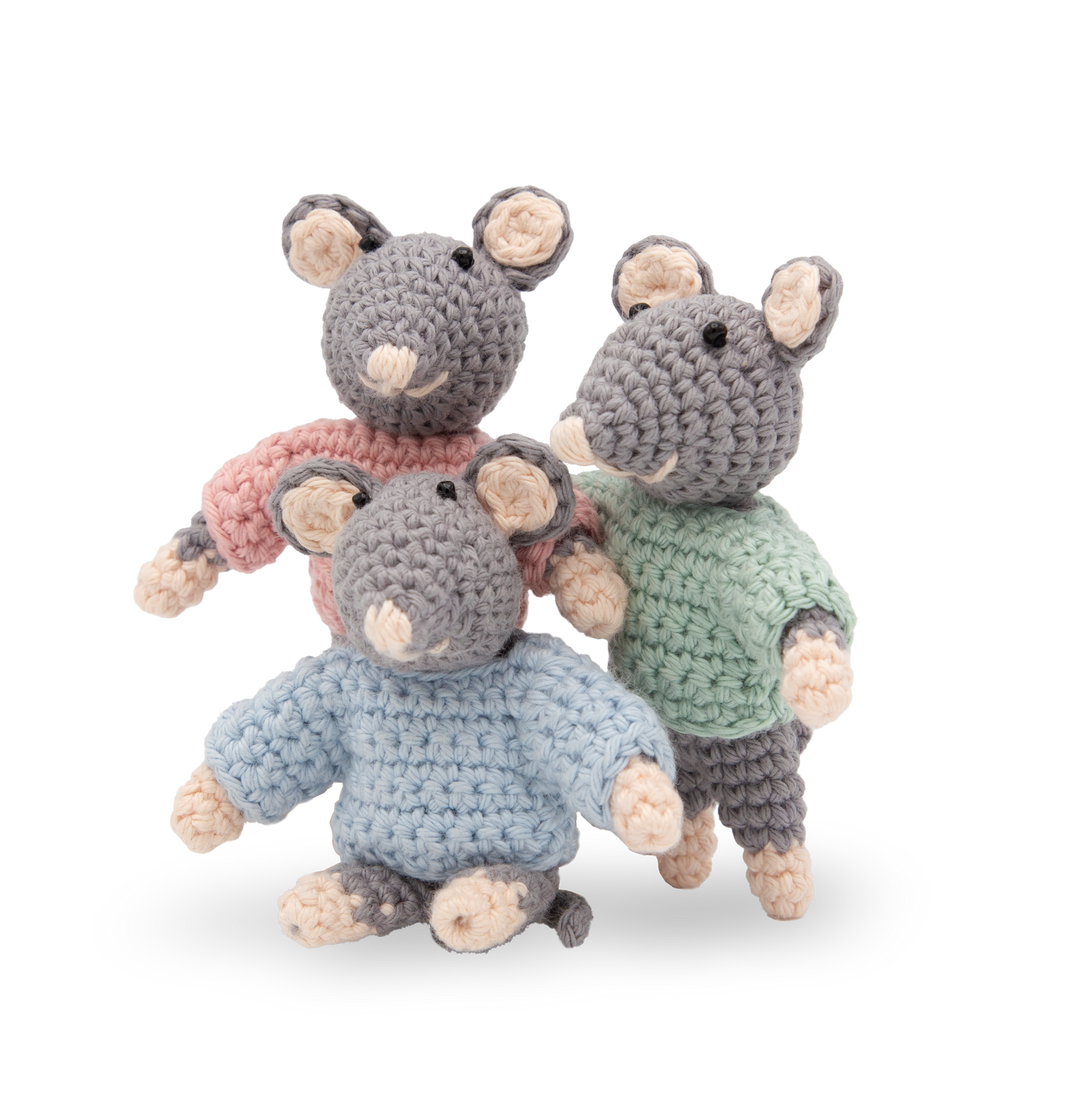 DIY Crochet Kit - The Triplet Mice