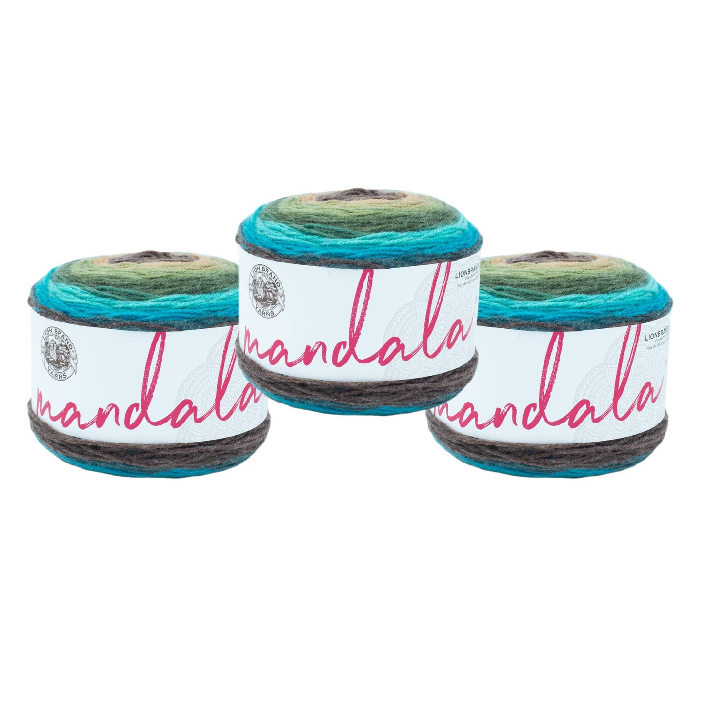 Lion Brand Yarn Mandala Dragon 3 Pack