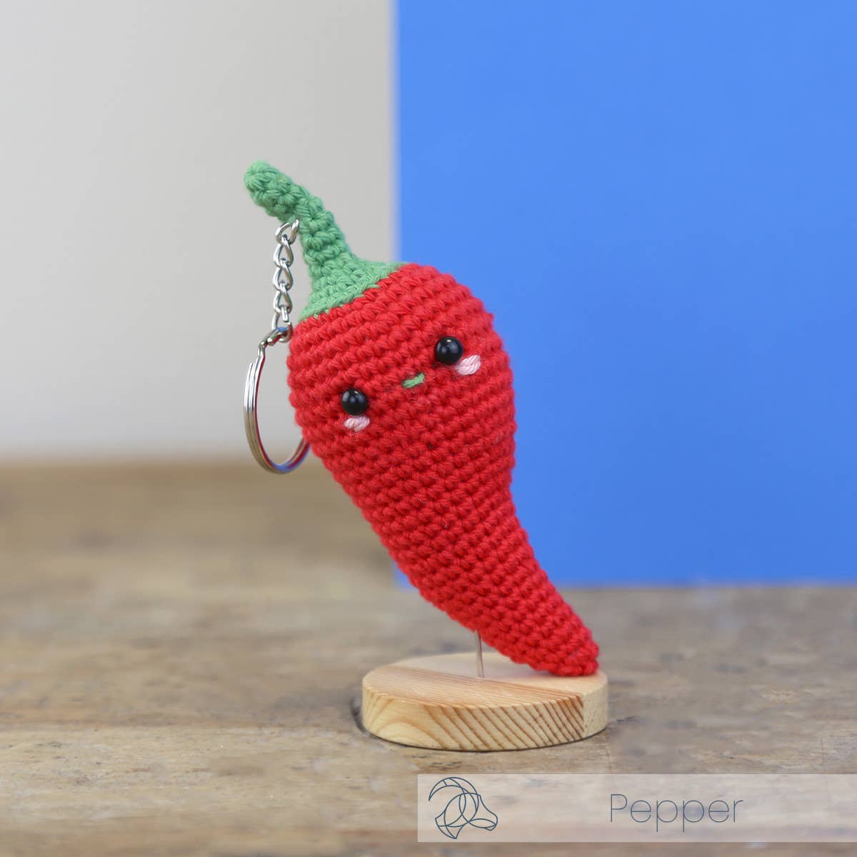DIY Crochet Kit - Pepper Bag Charm