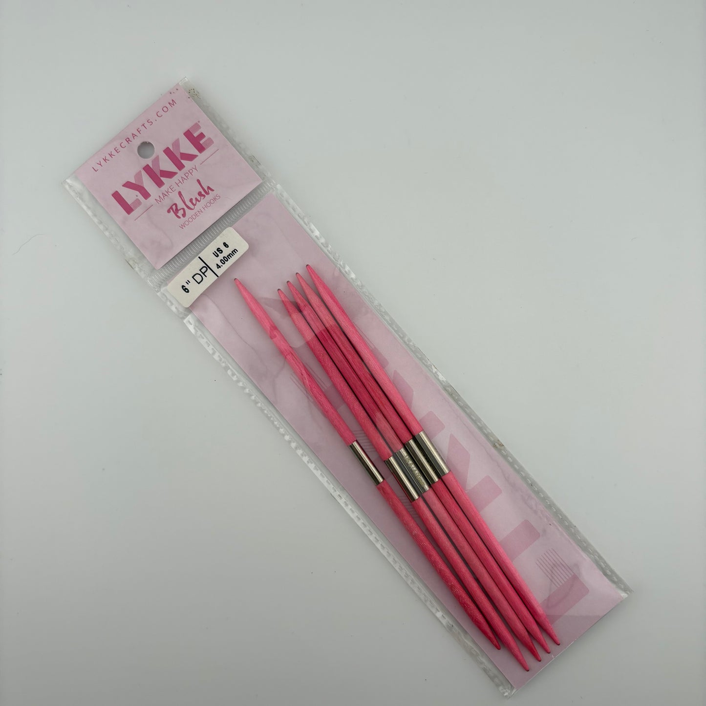 LYKKE 6 inch Blush DPN Needles