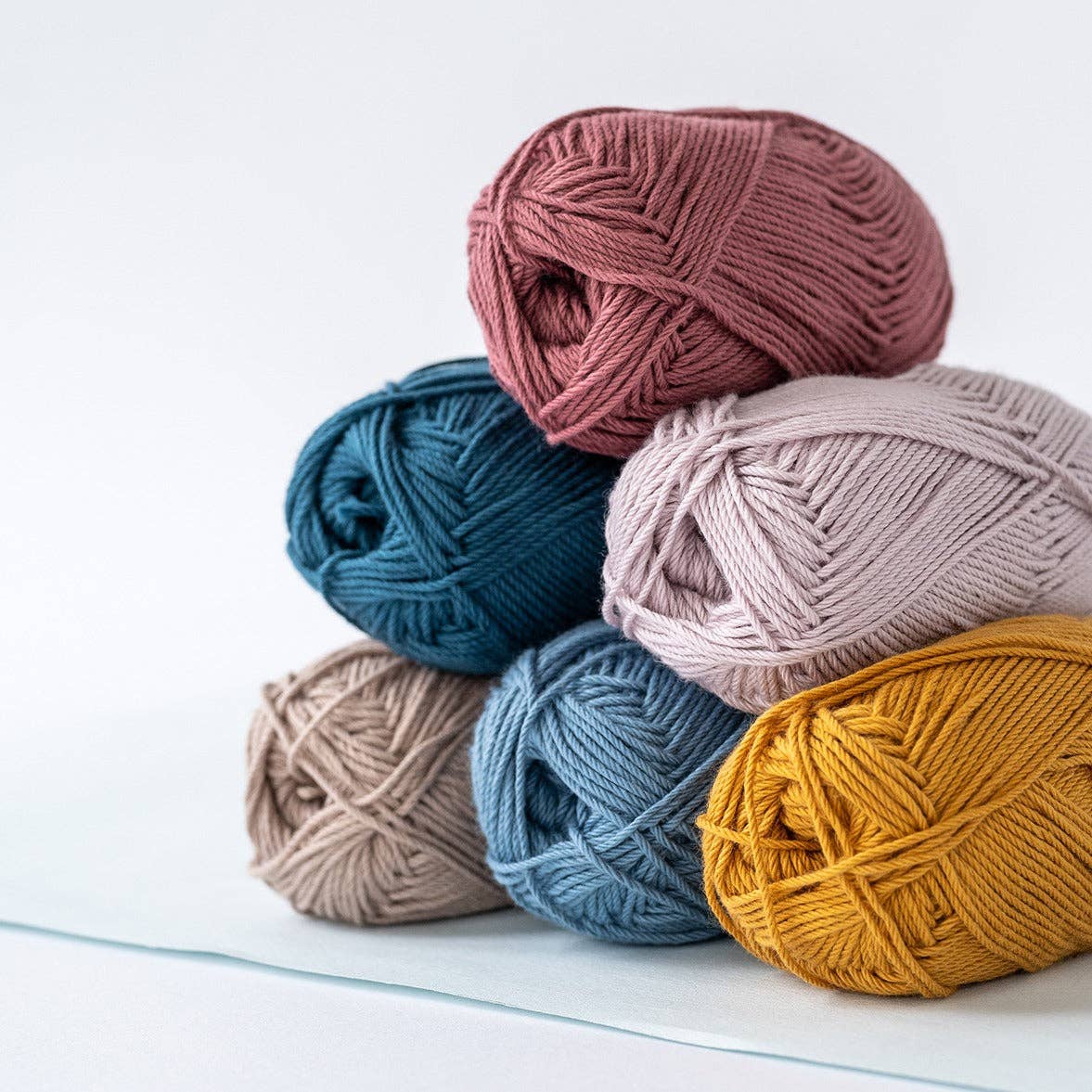 Skipper: sport weight un-mercerized cotton yarn