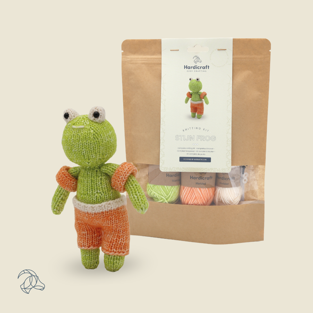 DIY Knitting Kit - Stijn Frog