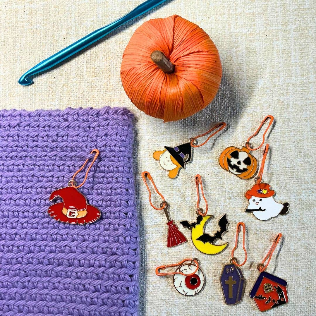 Trick Or Treat Stitch Markers - Set of 8