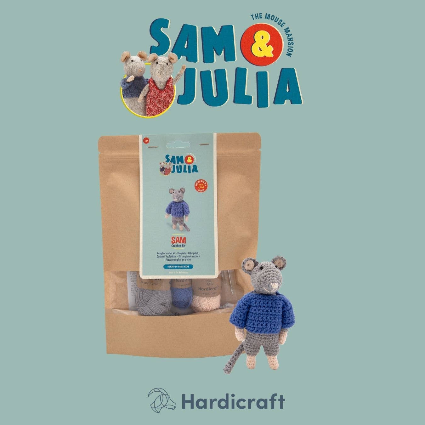 DIY Crochet Kit - Sam Mouse