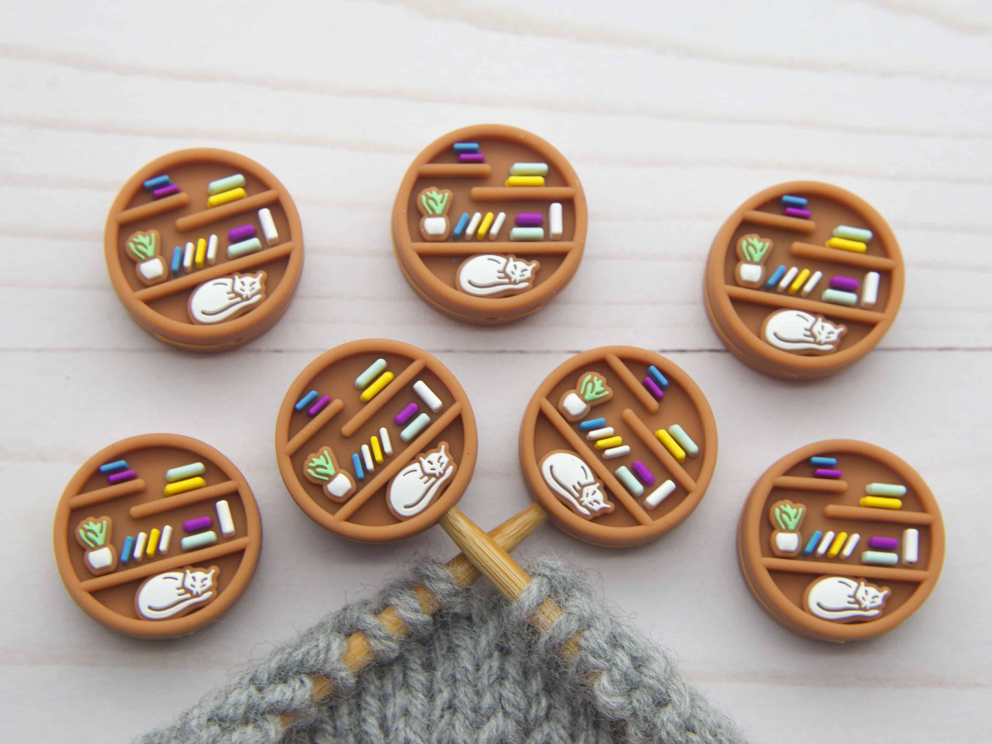 Cats + Reading | Stitch Stoppers