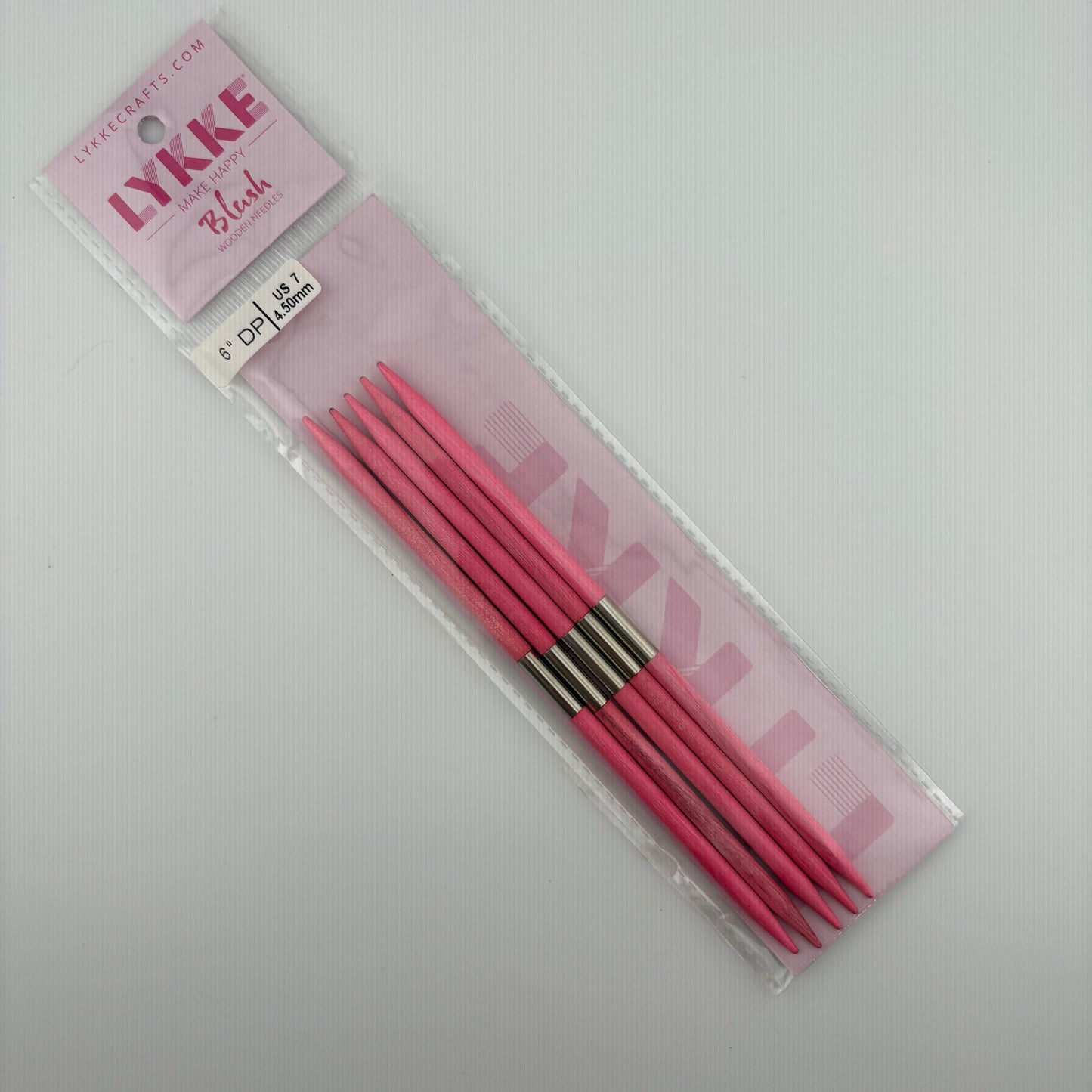 LYKKE 6 inch Blush DPN Needles