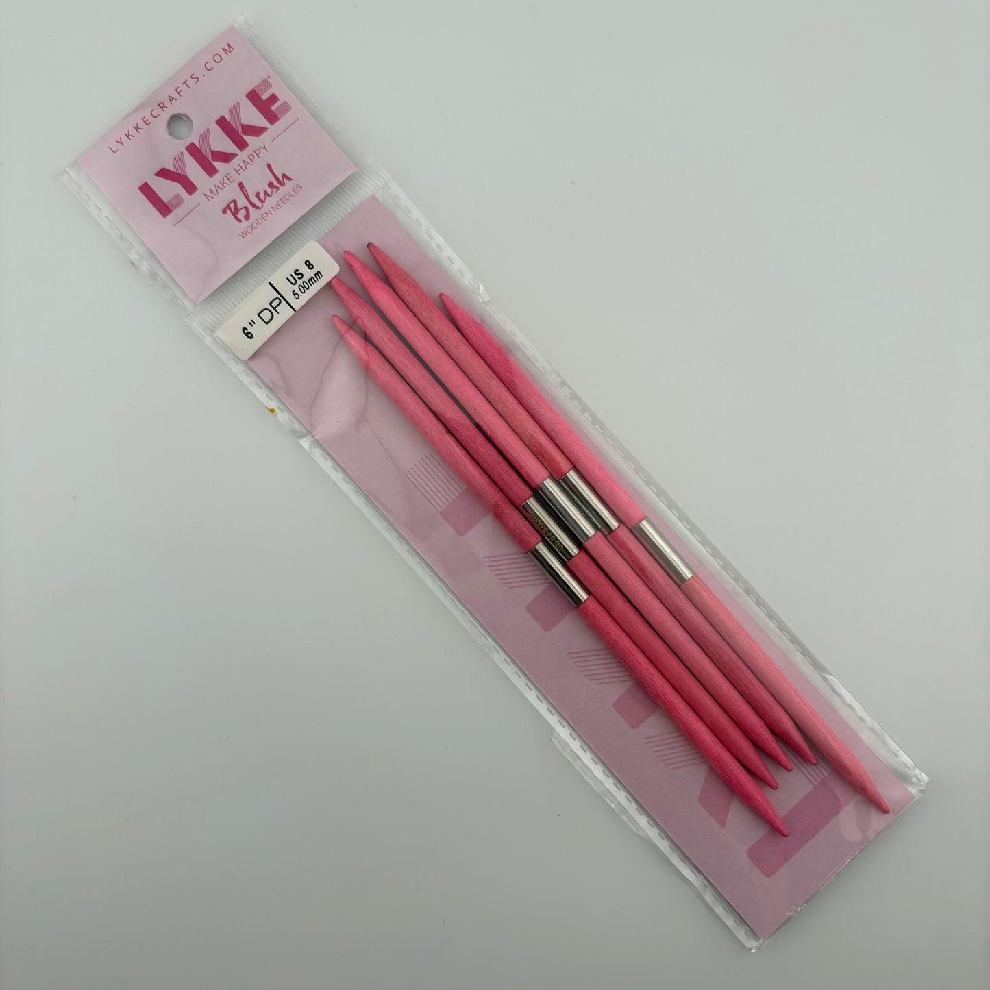 LYKKE 6 inch Blush DPN Needles