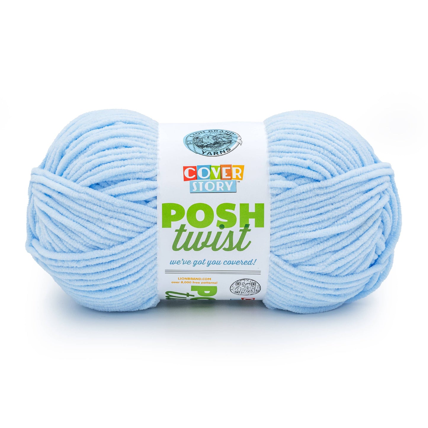 Lion Brand Yarn Cover Story Posh Twist BlberrySmoothie 1Pack