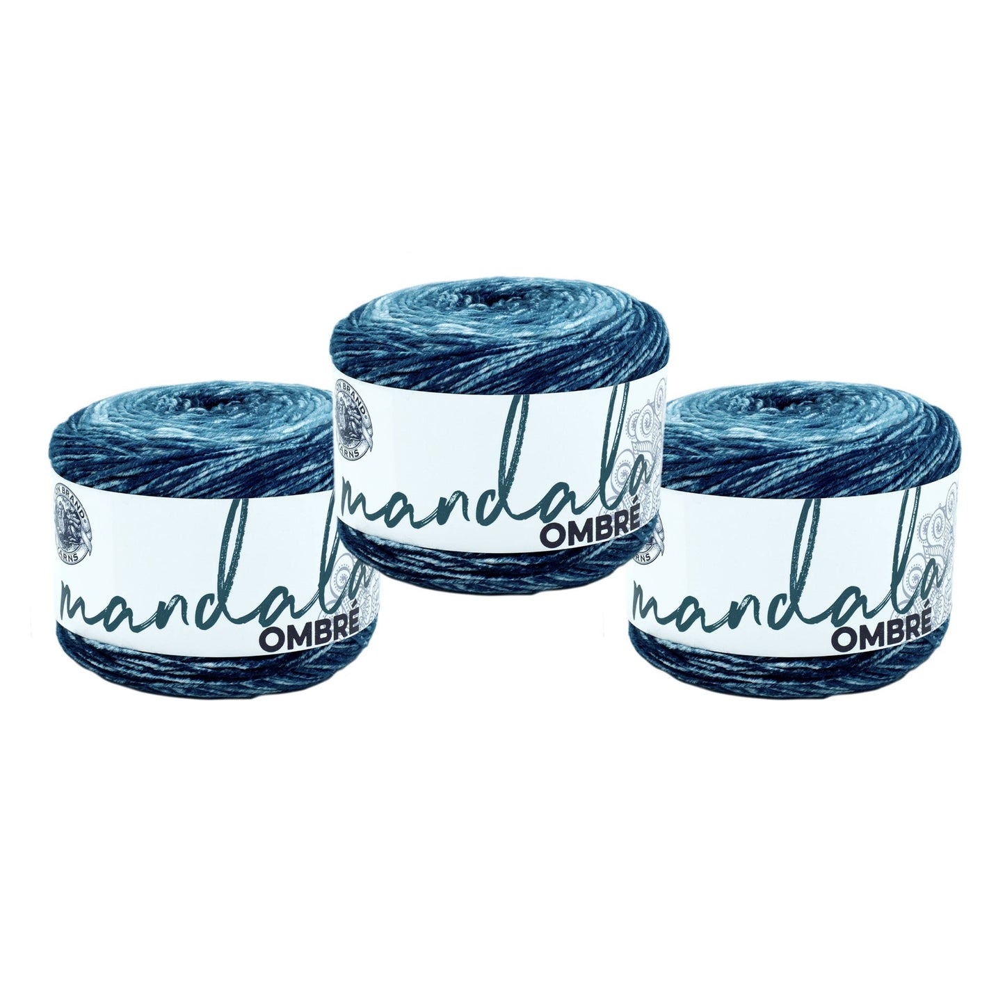 Lion Brand Yarn Mandala Ombre Harmony 3 Pack