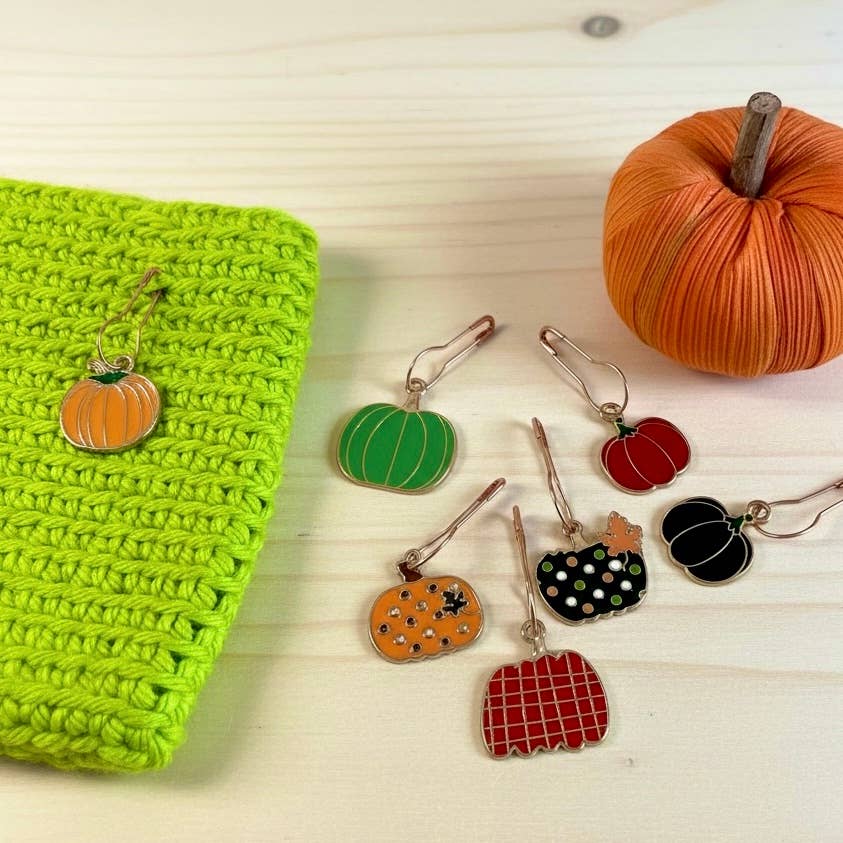 Pumpkin Patch Stich Markers - Set of 8