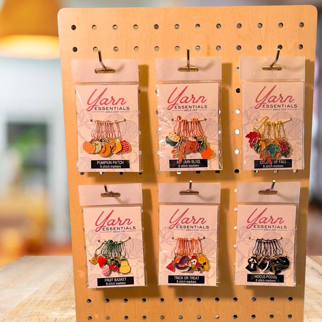 Autumn Bliss Stitch Markers - Set of 8