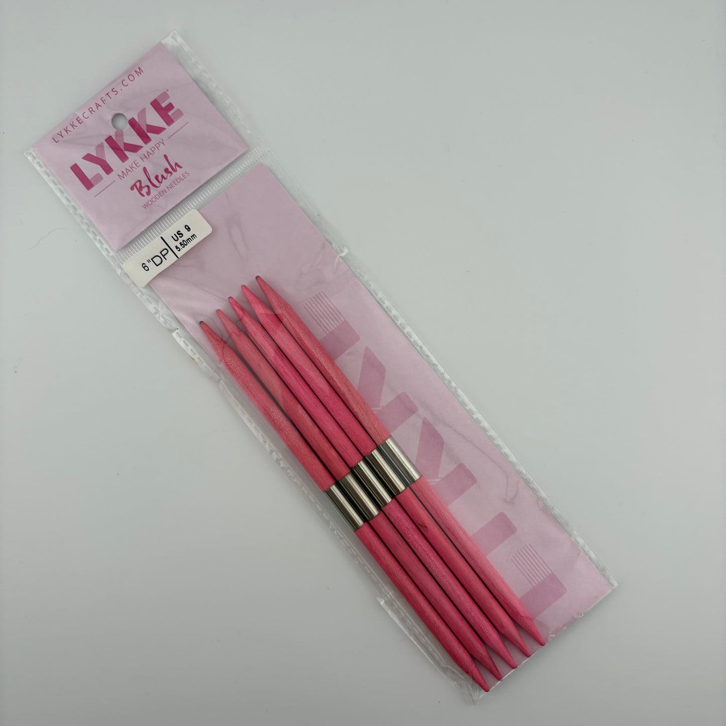 LYKKE 6 inch Blush DPN Needles