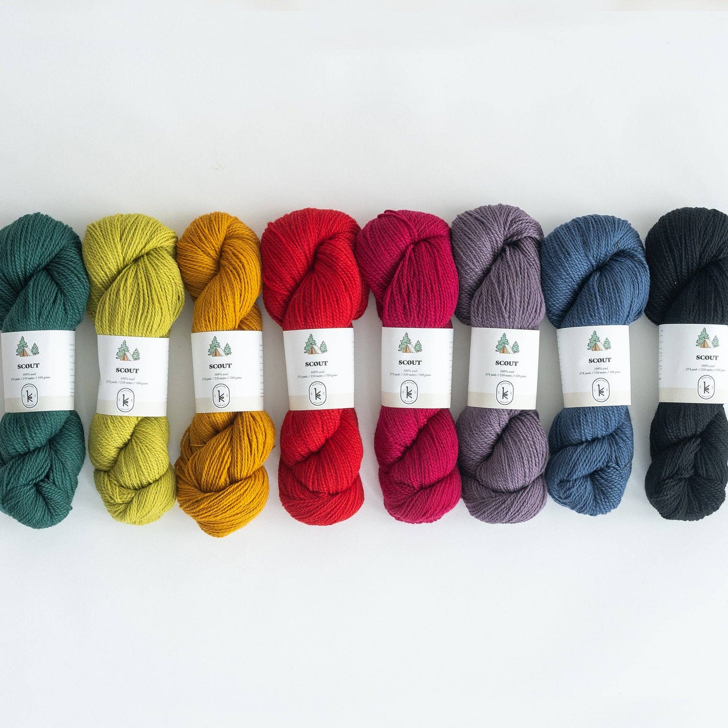 Scout: DK Weight 2 Ply Heathered Yarn