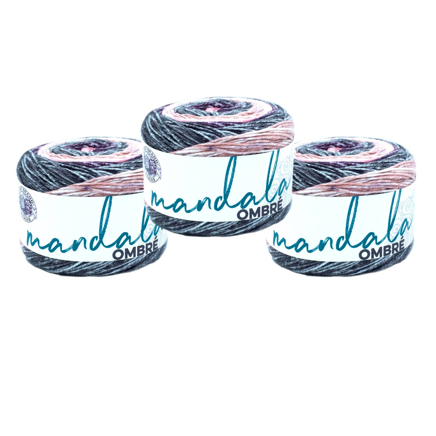 Lion Brand Yarn Mandala Ombre Felicity 3 Pack