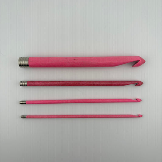 LYKKE 6 inch Blush Wooden Crochet Hooks