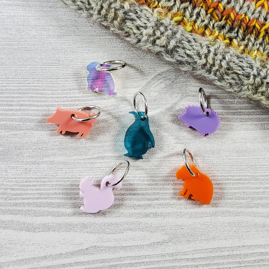 Katrinkles Colorful Critters Stitch Marker Set