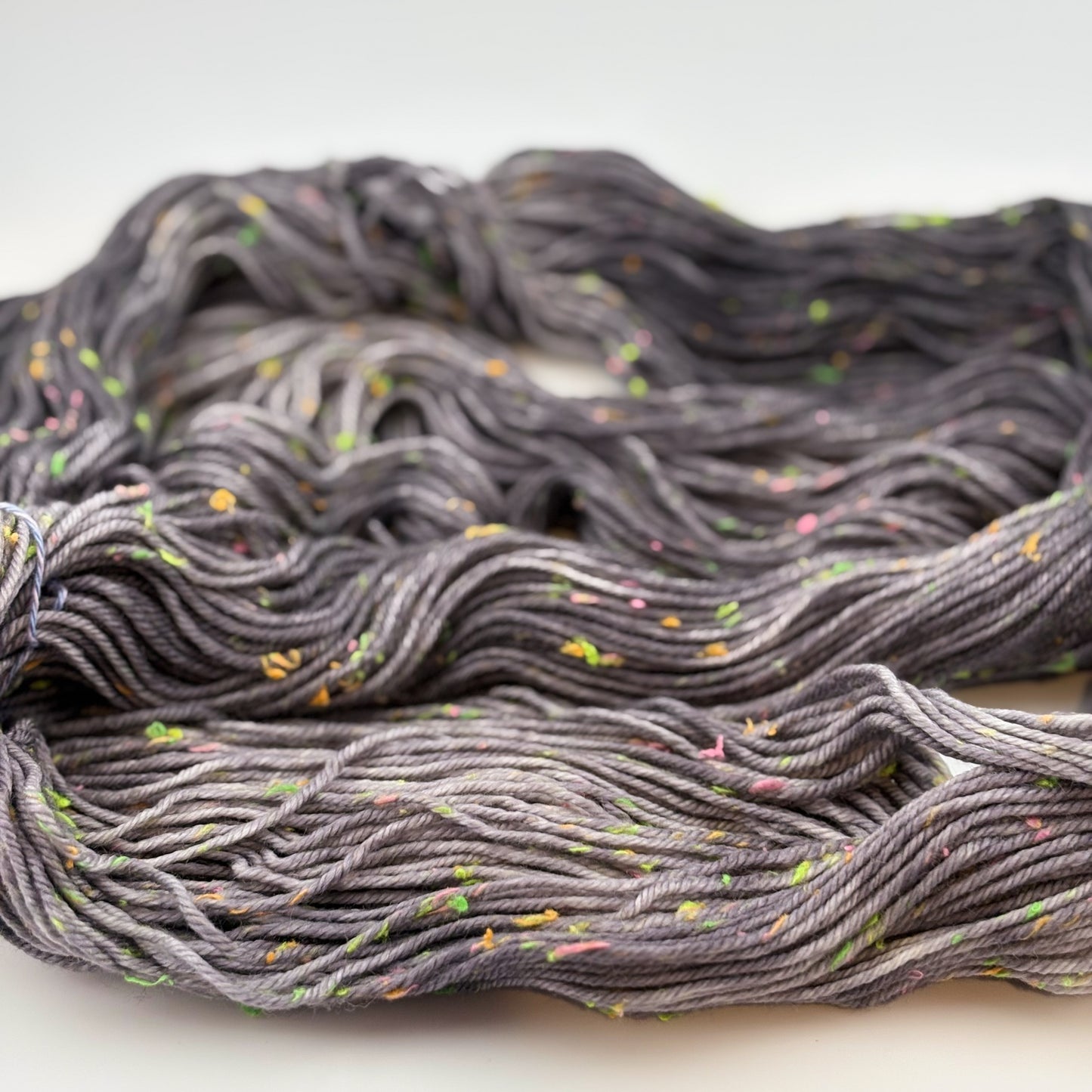 Black Light Hand Dyed DK Weight Yarn