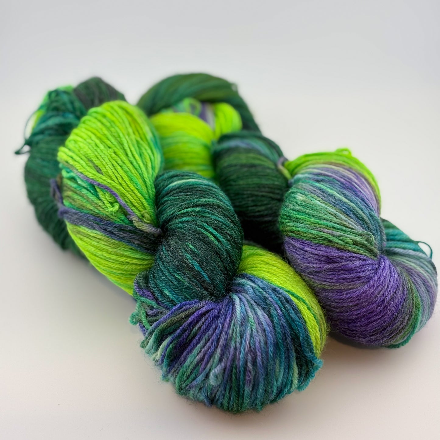 Clover Fields Hand Dyed Fingering Weight Yarn