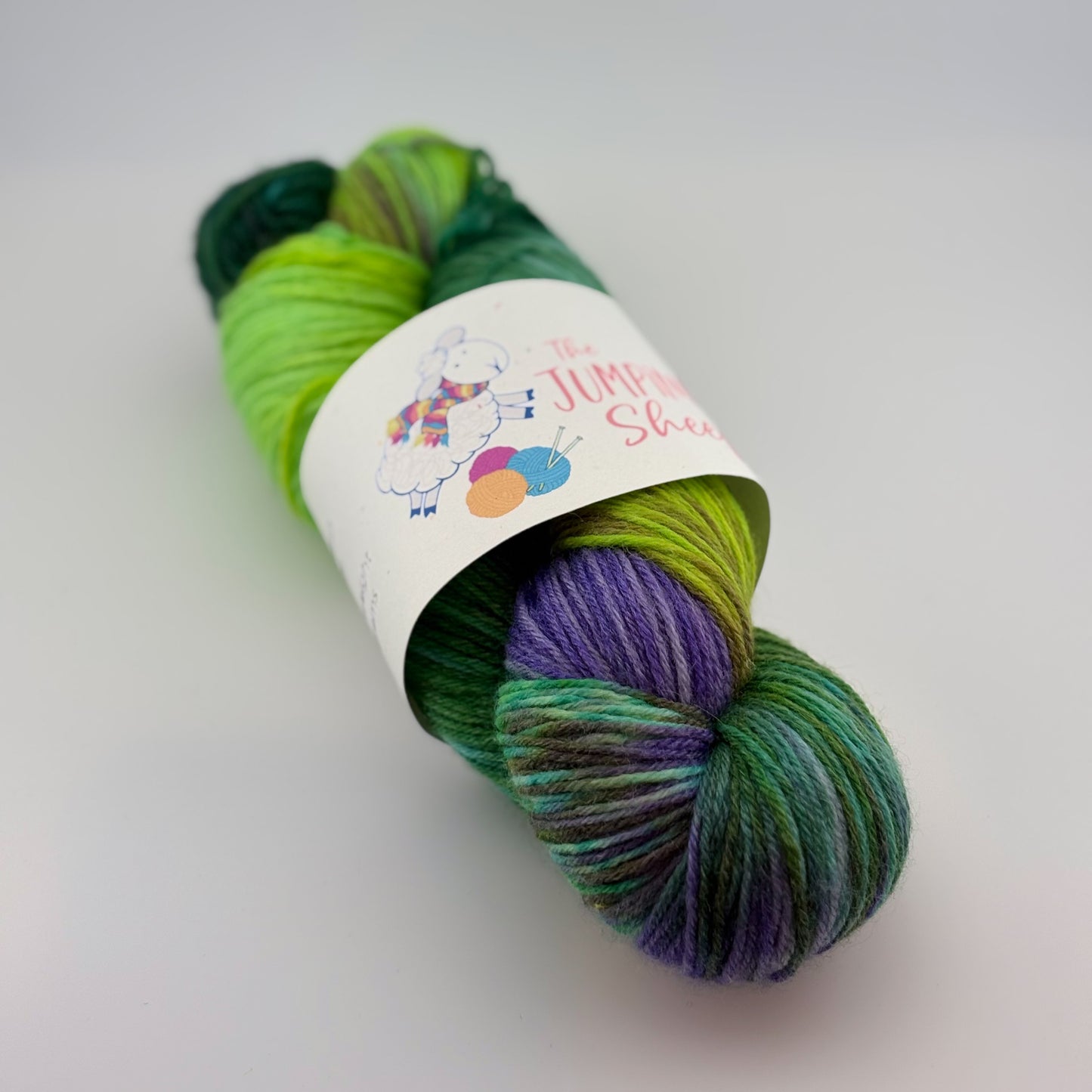 Clover Fields Hand Dyed Fingering Weight Yarn